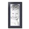 ArtToFrames 16x32" Matted Picture Frame with 12x28" Single Mat Photo Opening Framed in 1.25" Black and 2" Mat (FWM-4083-16x32)